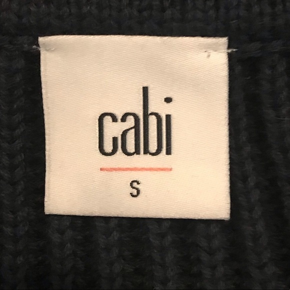CAbi Pursuit navy sweater cardigan small - Picture 9 of 12